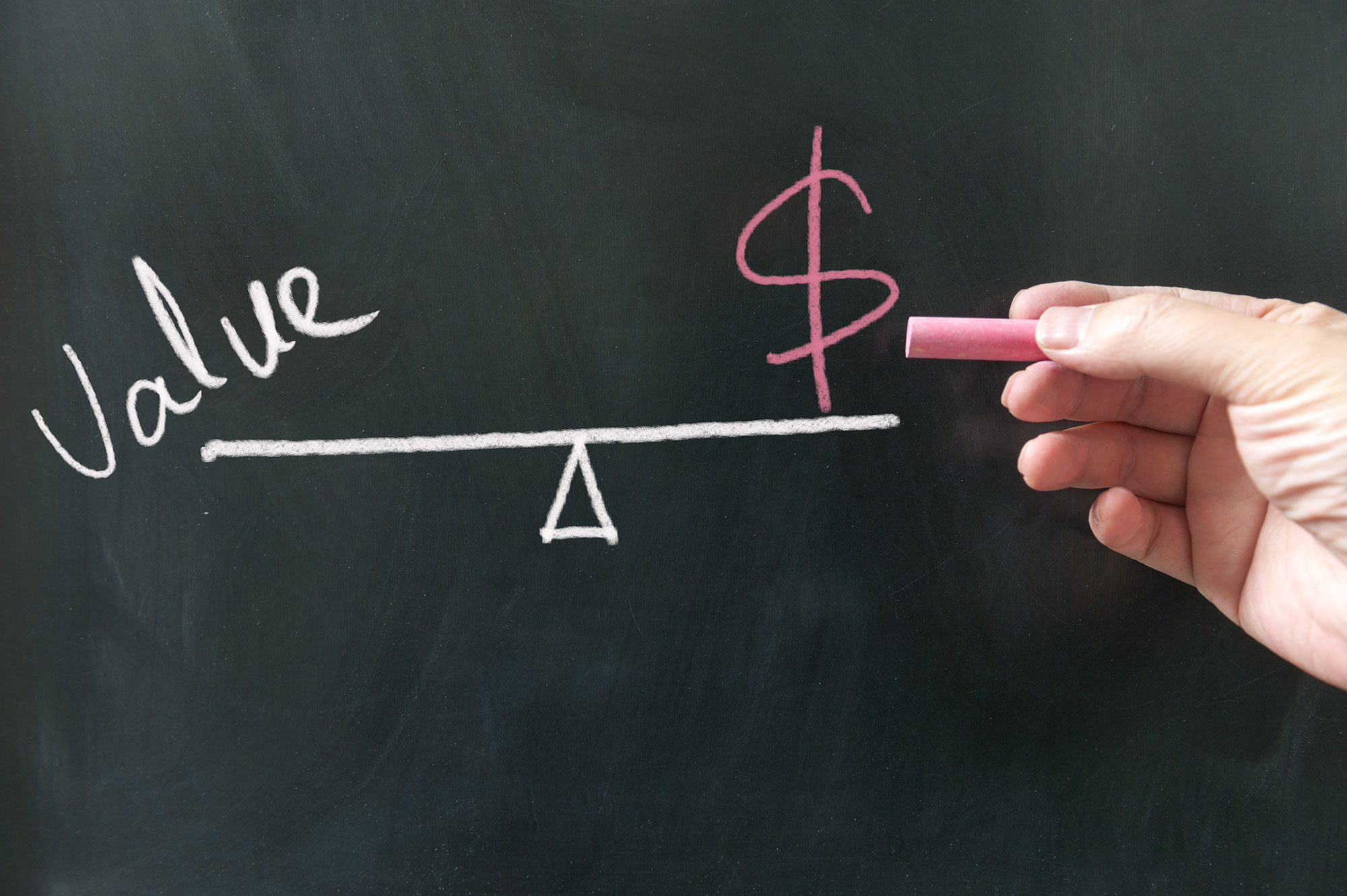 Cost vs Value Graphic