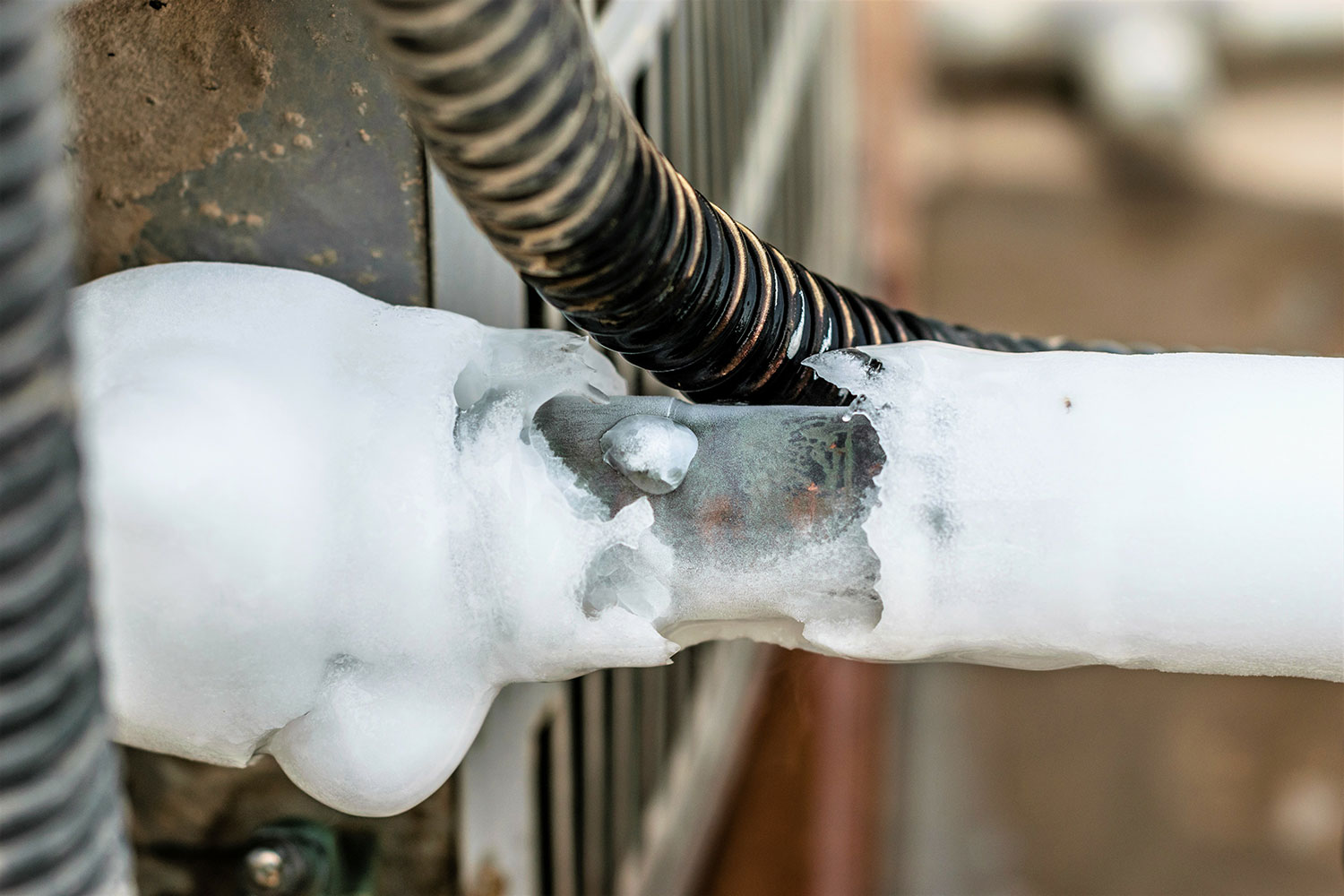 frozen air conditioner image