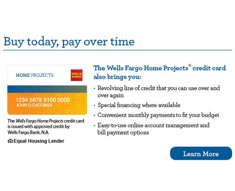 wells fargo financing